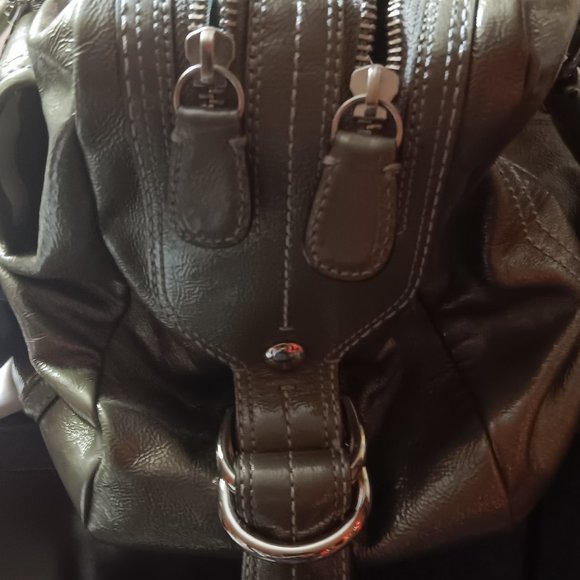 Vintage COACH metallic green Bleeker st satchel - Picture 8 of 12